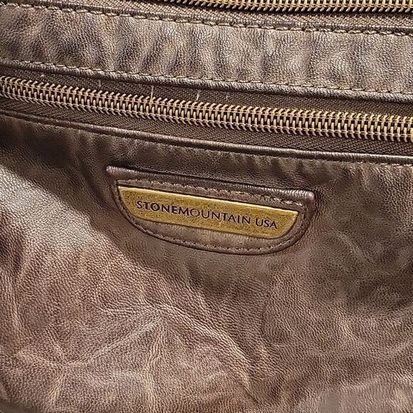 Stone Mountain Smokey Mountain Double Top Zip Hobo - Picture 2 of 13